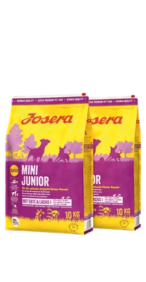 JOSERA MiniJunior (2 x 10 kg) | Welpenfutter für kleine Rassen - Bild 1 von 2