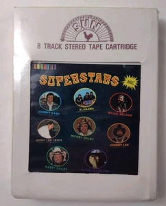 NEW Country Superstars 8 Track Tape Cassette Sealed NOS - Picture 1 of 6