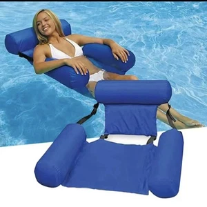 Amaca Galleggiante reclinabile Gonfiabile Piscina Mare Spiaggia - Imagen 1 de 3