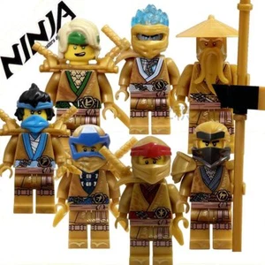 NINJAGO Goldene Ninja Minifiguren Zubehör 10 Jahre Jubiläum Figuren Neu - Bild 1 von 14