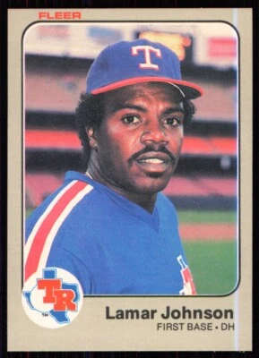 1983 Fleer Lamar Johnson Texas Rangers #571 - Image 1 of 2