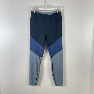 OUTDOOR VOICES Mujer Talla M Azul Negro Gris Colorblock Entrenamiento Leggings - Imagen 1 de 3