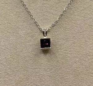 Hecho con cristales Swarovski® - Collar de cristal de terciopelo púrpura - Imagen 1 de 8