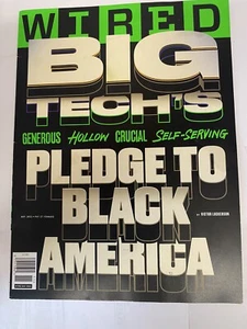WIRED MAGAZINE Nov 2021 BIG TECH'S PLEDGE TO BLACK AMERICA Generous Self Serving - Picture 1 of 2