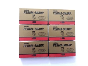 30 Pieces PERMA-SHARP DOUBLE EDGE RAZOR BLADES - Picture 1 of 1