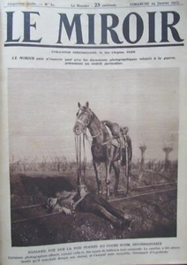 WW1 LE MIROIR 1915 HUSSARD MORT ARMÉE ROUMAINE GARIBALDI GOURBIS SPAHIS ALGERIEN - Picture 1 of 2