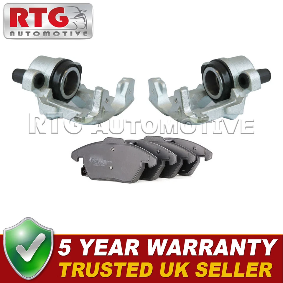 Front Brake Calipers + Pads Fits Renault Twingo 2014- Dacia Logan 2012- - Image 1 of 1