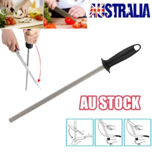 Best Diamond Knife Sharpener Sharpening Steel 30cm 12" Oval 600 Sharpeners IH - Picture 1 of 8