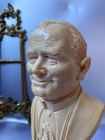 Pope John Paul II catholic Statuette - Resin Bust.