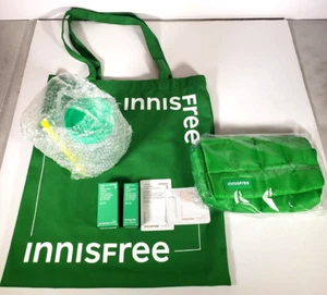 7er Set Innisfree Tasche, Tasse, Kosmetiktasche, Hautpflege Proben Neu Selten Exklusiv - Bild 1 von 18