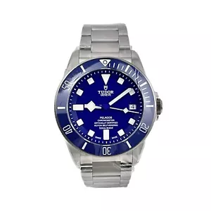 2022 NEW Tudor Pelagos Blue Dial Titanium Case Bracelet Automatic 42MM 25600TB - Picture 1 of 9