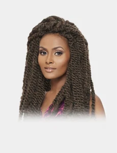 AFRO KINKY BRAID. YA MAN! 100% KANEKALON FIBER - Picture 1 of 22
