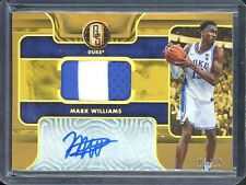 Mark Williams 2022-23 Chronicles Gold Standard Draft Rookie Patch Auto #3/25
