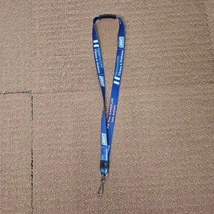New York Giants Lanyard Neck strap Key chain Buckle Blue Hackensack UMC N1a - Picture 1 of 4