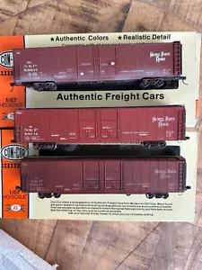 Lot of (3) HO ConCor Weathered 60' Box Car Nickel Plate Road NKP - Picture 1 of 1