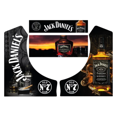 Jack Daniels Themed Bartop Arcade Graphics (JD)