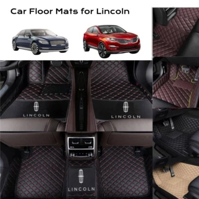 Fit for Lincoln MKS MKZ MKC MKT MKX 2007-2020 Car Floor Mats Custom Car Carpets - Image 1 of 4