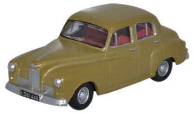 Oxford 76HH004 Humber Hawk Mk4 Golden Sand 1/76 Scale 00 Gauge T48 Post - Image 1 of 4