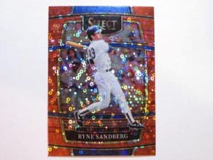 2022 Panini Select Baseball Ryne Sandberg Concourse Level Red Disco Card 51 Cubs