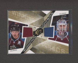 2008-09 SPx Winning Combos Spectrum Jersey Milan Hejduk/Peter Budaj /99 *22267