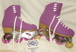 Jackson Atom Vista Inline Roller Figure Skates Purple Size 8 Women New In Box - Picture 1 of 15