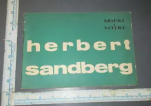 VINTAGE GALLERY EXHIBITION CATALOG HERBERT SANDBERG 1965 - Bild 1 von 5