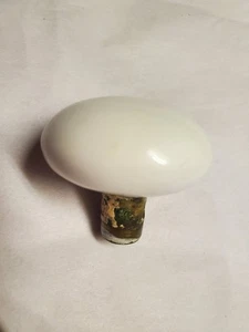 Antique Milk Glass Door Knob Vintage Door Knob - Picture 1 of 7