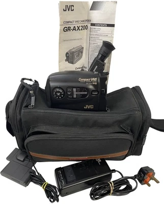 JVC Camcorder GR-AX200 Compact VHS Video Camera with Accessories- SPARES/REPAIRS - Image 1 of 4