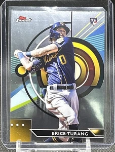 2023 Topps Finest Brice Turang Rookie #43 RC - Foto 1 di 2