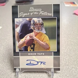 2007 Topps Drew Tate Bowman Signs of The Future Auto - Picture 1 of 2