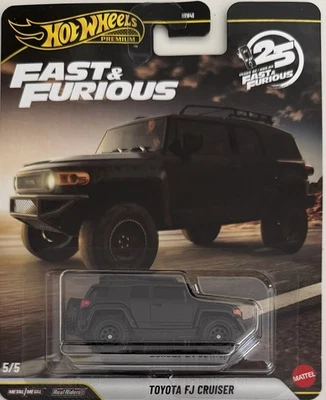 Hot Wheels Premium 25 Years Of Fast & Furious Toyota FJ Cruiser #5/5 New 2026 - Image 1 of 2