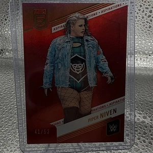 Piper Niven 2023 Donruss Elite WWE #9 Red Aspirations SP 41/53 - Imagen 1 de 6