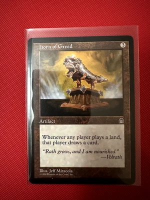 Horn of Greed MTG Stronghold Regular - Image 1 of 4