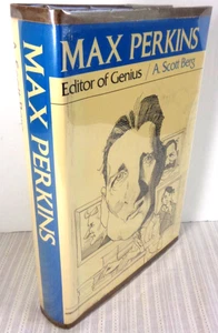 Max Perkins: Editor of Genius by A. Scott Berg 1978 HC/DJ VG! - Picture 1 of 7