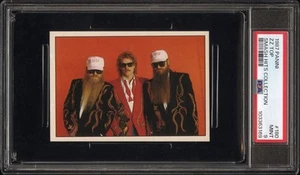 1987 Panini ZZ Top Smash Hits PSA 9 Non Graded Higher - Picture 1 of 3