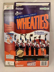 Wheaties 1996 Atlanta Olympics Womens USA Gymnastics Team Müslischachtel - Bild 1 von 2