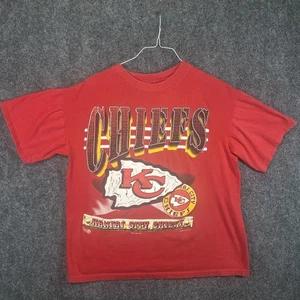 Vintage Kansas City Chiefs 1994 NFL Magic Johnson T's Single Stitch XL USA Made - Picture 1 of 9