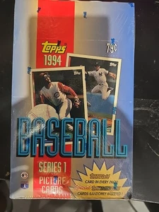 1994 Topps Baseball Series 1 Picture Cards, Factory Sealed, (1 GOLD CARD/PACK) - Picture 1 of 2