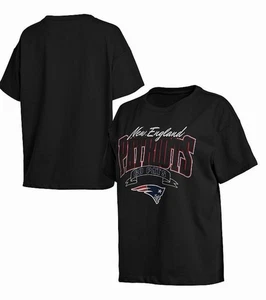 Women’s Oversized Vintage New England Patriots Shirt Size Small Black - Picture 1 of 3