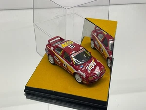 BBURAGO ALFA ROMEO 156 SELENIA #43 NUGNES - CUSTOM -RED 1:43- POOR IN SHOWCASE - Picture 1 of 4