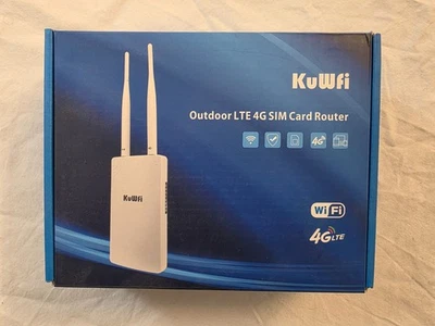 KuWfi Outdoor LTE 4G SIM Router – Nuovo / Solo testato - Immagine 1 di 4
