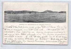 Amerikanische Jungferninseln - Deutsches W.I. Geschwader im Hafen von St. Thomas - Bild 1 von 2