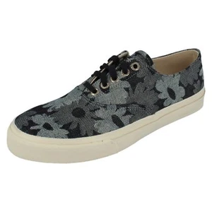 Mens Sperry Topsiders Canvas Lace Up Shoes 'Cloud CVO' - Picture 1 of 10