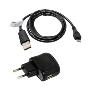Ladeset kompatibel mit Denver BTL-62, USB Kabel, USB Adapter, 2000mA - Bild 1 von 1