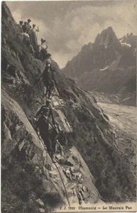 CHAMONIX 74 Le Mauvais Pas CPA animée non circulée Édit J.J N°7829 Julien ~1950 - Picture 1 of 2