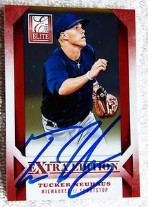 Milwaukee Brewers Tucker Neuhaus Signed 2013 Elite Extra Edition Auto Card - Picture 1 of 1