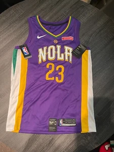 Anthony Davis Autographed Nike New Orleans Pelicans City Jersey 2017-2018 Medium - Picture 1 of 2