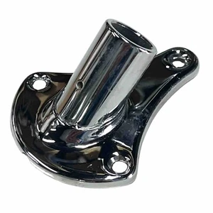 Chrome Bow Flag Pole Base~Old Classic Boat~Century~Chris Craft~Glen L~LIGHT BLEM - Picture 1 of 5
