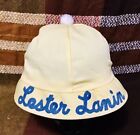 Lester Lanin Orchestra Bucket Hat w/Blue Lettering White Pom Pom On Top