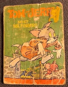 1967 Tom & Jerry Meet Mr. Fingers Big Little Books Whitman Book by Carl Fallberg - Foto 1 di 7
